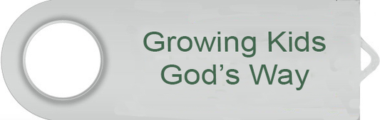 08-806 | USB Thumbdrive - Growing Kids God's Way | 17 Sessions
